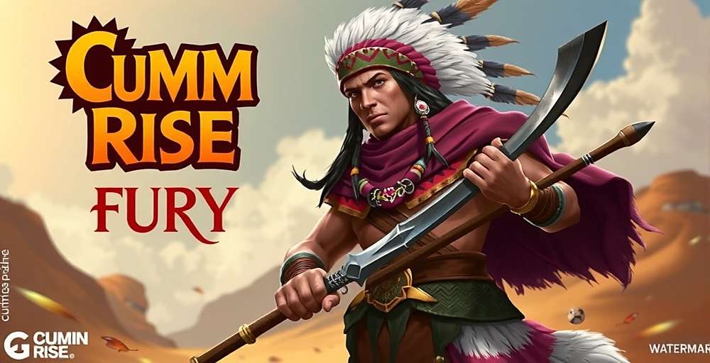 Cumin Rise Fury game cover featuring Indian warrior with traditional weapons and Cumin Rise Fury watermark